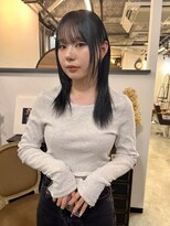 リテ(rite) 耳掛け黒髪ストレート