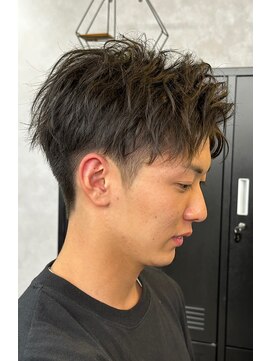 リノ 金山(Rino) カルマパーマ/ベリーショート/ダークアッシュ/ニュアンスパーマ