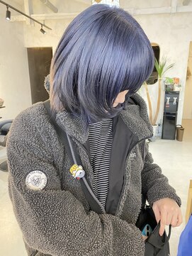 プルメリアドット(Plumeria.) シルバーブルー