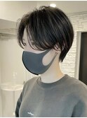 絶壁解消/ひし形/くびれ/大人ショートボブ/60代50代40代