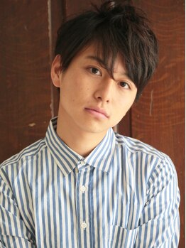 リソ 銀座(RISO)の写真/【メンズパーマ+カット+ケア¥8500】いつでもカッコいいstyleを実現！ボリュームが気になる方にもオススメ◎