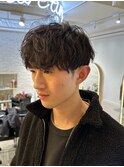メンズマッシュ/ニュアンスパーマ/ナチュラルマッシュ