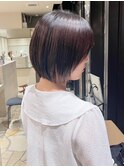 ショートボブ/ダークブラウン