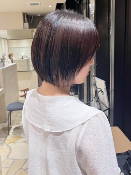 ジアン バイ ミルボン 西宮ガーデンズプラス(GIEN by milbon) ショートボブ/ダークブラウン