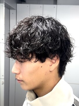 フィフスパーク(fifth PARK) 渋谷メンズパーママッシュウルフカット緩めシャドウパーマ