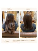 お客様髪質改善データ1694（セミロング）