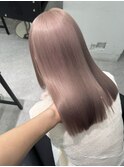 イメチェン/ホワイトブロンド/外ハネボブ/美髪/梅田