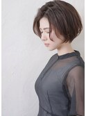 大人ショート/ショートボブ/ハンサムショート/丸みボブe