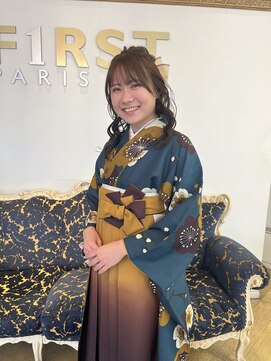 コワファースト 大分(COIFF1RST) 卒業式ヘアセット