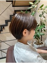 アルジャーノン グリーン(ALGERNON GREEN)&nbsp;大人可愛い20代30代40代小顔顔まわり丸みショート