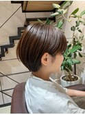 大人可愛い20代30代40代小顔顔まわり丸みショート