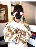 ヘアセット+振袖着付け