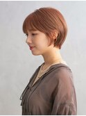 ふんわりショートボブ[溝の口/髪質改善/縮毛矯正/白髪ぼかし]