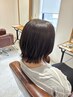 【岡田まゆ限定】おさまり似合わせカット+集中ケアカラー+5STEP極艶