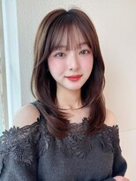 アフロート エル 錦糸町(AFLOAT L) 30代小顔に見える!くびれヘアレイヤー × オリーブグレージュ