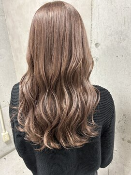 ルノン フィージュ(LUNON fieju) 暗めカラーグランマッシュデザインカラーフェイスフレーミング