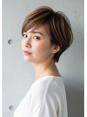 *ショートボブ/ショートヘア/脱白髪染め/白髪ぼかし/髪質改善