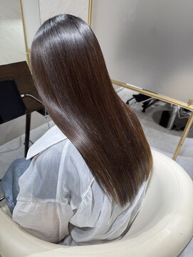 ミヨン 京橋店(miyon) 【miyon】韓国レイヤーカット×暗髪カラー×髪質改善