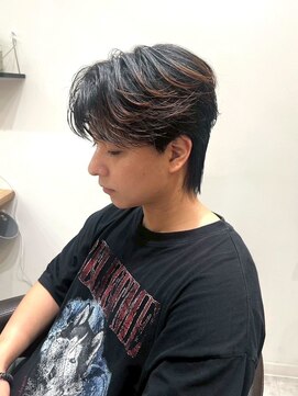 オルカ(ORCA) men's/メンズ/ダウンパーマ/黒染め/韓国/顔周り/フェード/新宿
