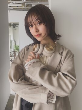 黒髪/クラゲヘアー/オリーブグレー/小顔/ココアベージュ/千葉