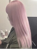 ネハス 名古屋栄店(nehus.)&nbsp;ピンクカラー/ブリーチカラー/ウルフカット/レイヤーカット