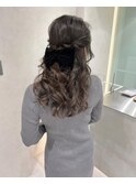 暗めカラー/ブリーチなしカラー/ヘアアレンジ/福岡/天神/20代