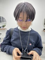 シー 自由が丘(sii.)&nbsp;透明感グレージュブリーチショート/コンパクトショート