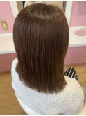 切りっぱなしスタイル