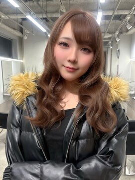 ロイオブジゼル(roi of GiseL) ブリーチ ダブルカラー ミルクティーベージュ ハイトーン 透明感