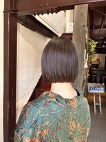 ギリア(Gillia)&nbsp;BOB/ブラウン/切りっぱなし