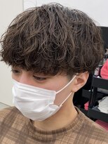 ノードオム 栄(NODE HOMME) 波巻きスパイラルツイストスパイラルパーママッシュメンズヘア