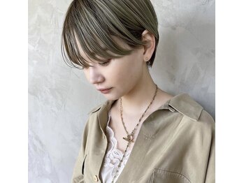 髪質改善トリートメント/髪質改善カラー/レイヤーカット　alb.UOMACHI【7/4～(予定)】の写真/【魚町/7月NEW OPEN★】SNSで人気!インナーカラー/イヤリングカラー/ハイライトなど流行カラーが大人気♪