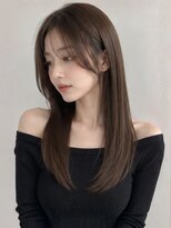 キャパ セントラル 天神 大名店(CAPA central)&nbsp;髪質改善 縮毛矯正 アッシュブラウン レイヤーカット ストレート