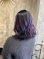 フルアヘッド(FULL A HEAD)&nbsp;20代30代40代デザインカラー/ディープパープルグラデーション