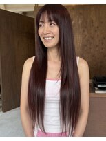 零秒女髪 千里丘店&nbsp;極上の艶とまとまり美髪のロングストレート髪質改善艶髪艶感
