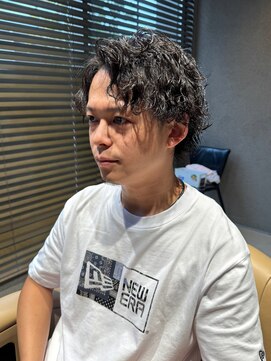 ロンド ラマ 岐阜(Lond bla-ma) センターパート×波巻きツイスパ【Lond伊藤メンズ】
