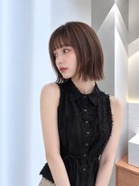 フォト 新宿三丁目(foto)&nbsp;髪質改善地毛風縮毛矯正くびれレイヤー切りっぱなしボブ