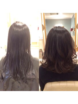 ロンド 銀座(Lond) お洒落外ハネミディアム　担当川瀬賢翁