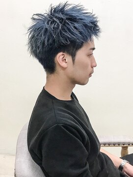 アンルポン(un.le.pont) [m]ショートレイヤーソフトツーブロコンマヘアツイストパーマ
