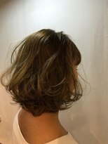 ヘアサロンエムフィス 池袋東口(HAIR SALON M Fe's)&nbsp;デザインカラー/厚めバング/ローライト/スリークボブ