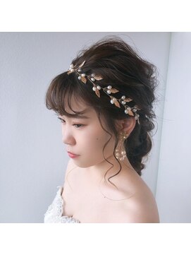ヘアメイク ミチ 富田店(HAIRMAKE MICHI) 【stylist : 古作 蓮】ヘアアレンジ編み下ろし