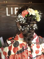 ライフ 本店(LIFE) 卒業式hairset