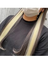 ヘイルジューシー(hail JUICY) 派手め☆インナーカラー風エクステ