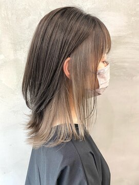 ペスカ 長町南店(pesca) インナーカラー×シルバーベージュ (OIKAWA)