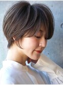 前髪あり大人ショート20代30代40代【AIN.表参道】川原大地