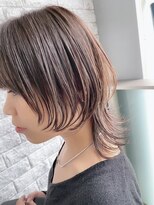 リアイス(Re:ICE)&nbsp;ミニウルフ/くすみブルー/流れるレイヤー/インナーハイライト