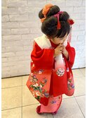 七五三 日本髪 ヘアセット