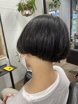 トエ(toe)&nbsp;切りっぱなしボブ(薬院、薬院大通り、薬院美容室)