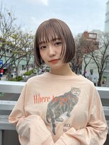 ロンド 表参道店(Lond)&nbsp;【Lond表参道倉崎涼】ダブルカラーミルクティーベージュボブヘア