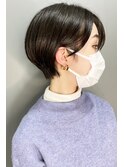《knit銀座》大人可愛い20代30代40代ショートボブ丸み前下がり